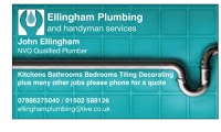 Ellingham Plumbing and Handyman Services 580911 Image 1